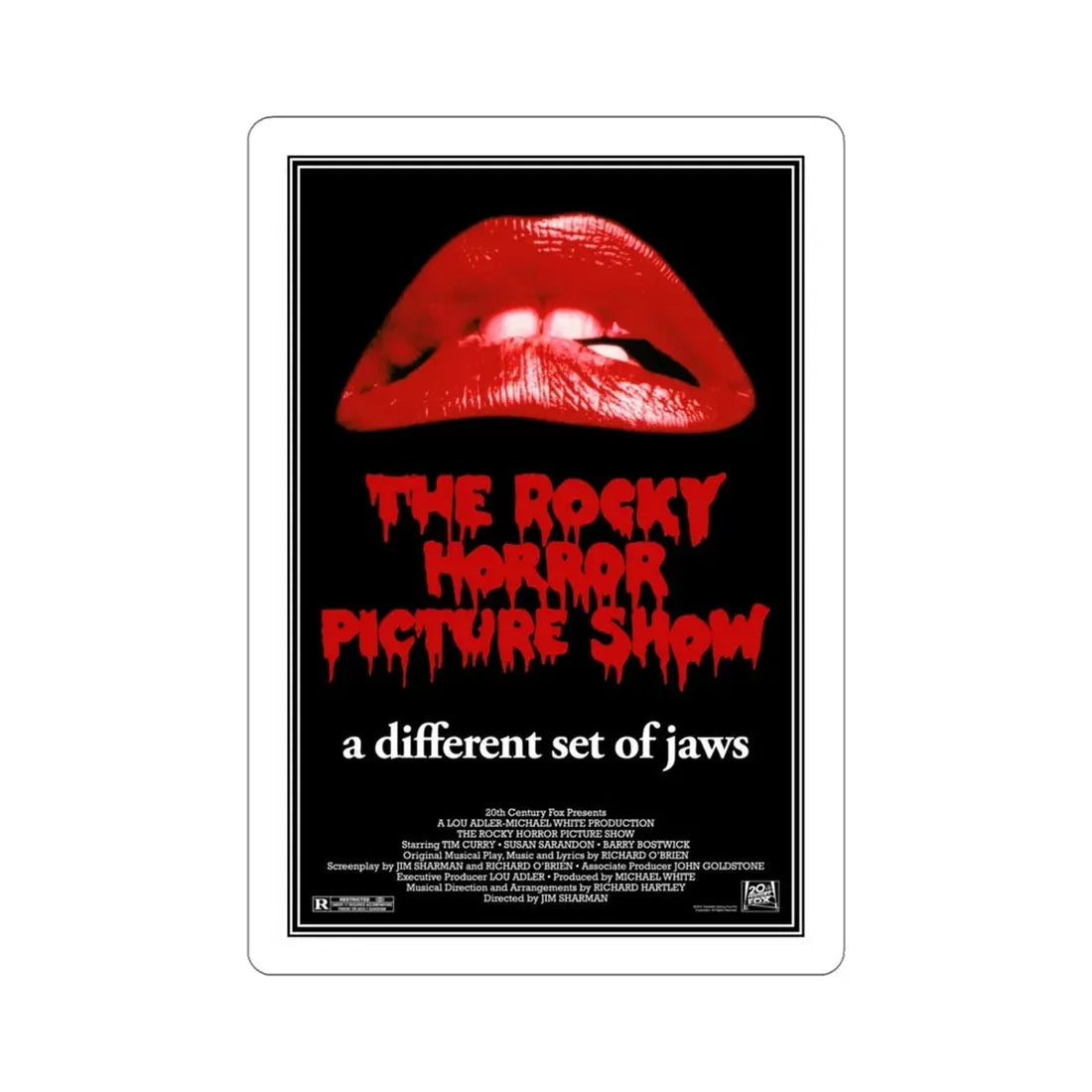 The Rocky Horror Picture Show 1975 Movie Poster STICKER Vinyl Die-Cut Decal 5 Inch - The Sticker Space