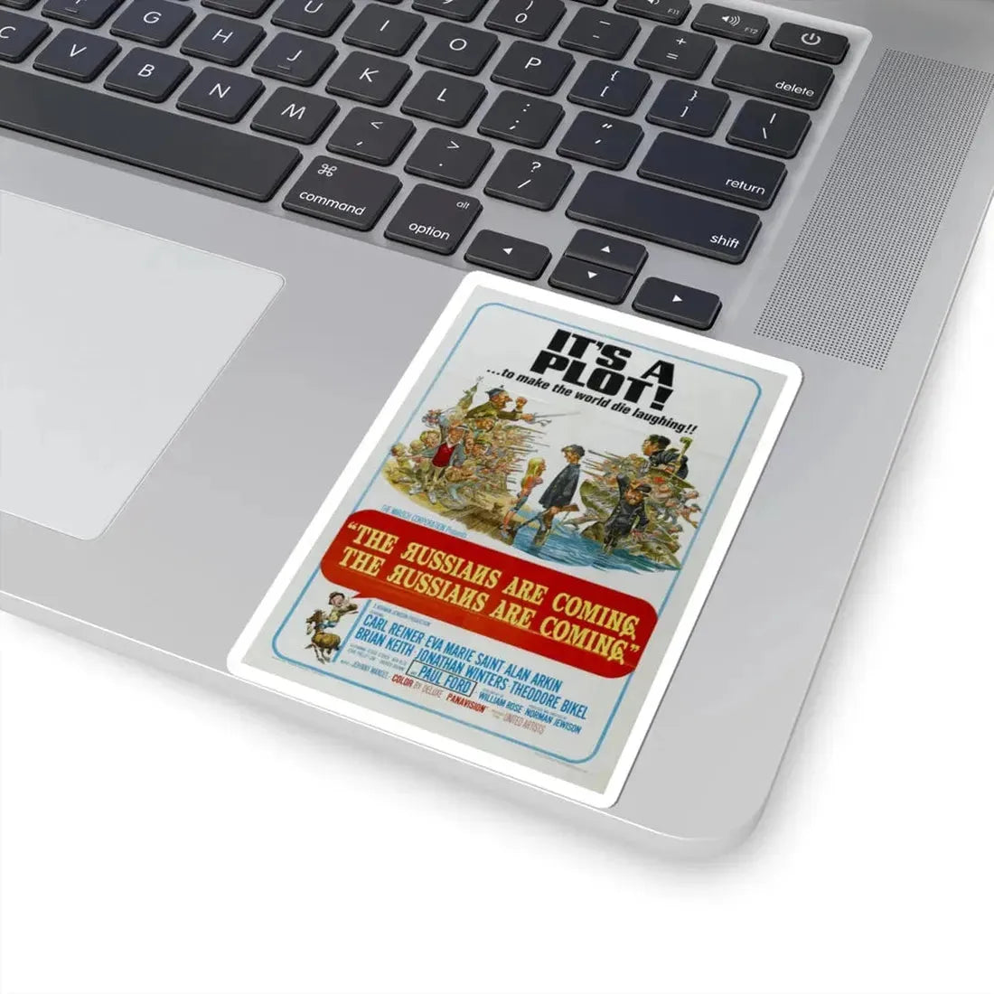 The Russians Are Coming the Russians Are Coming 1966 Movie Poster - STICKER Vinyl Kiss-Cut Decal - The Sticker Space