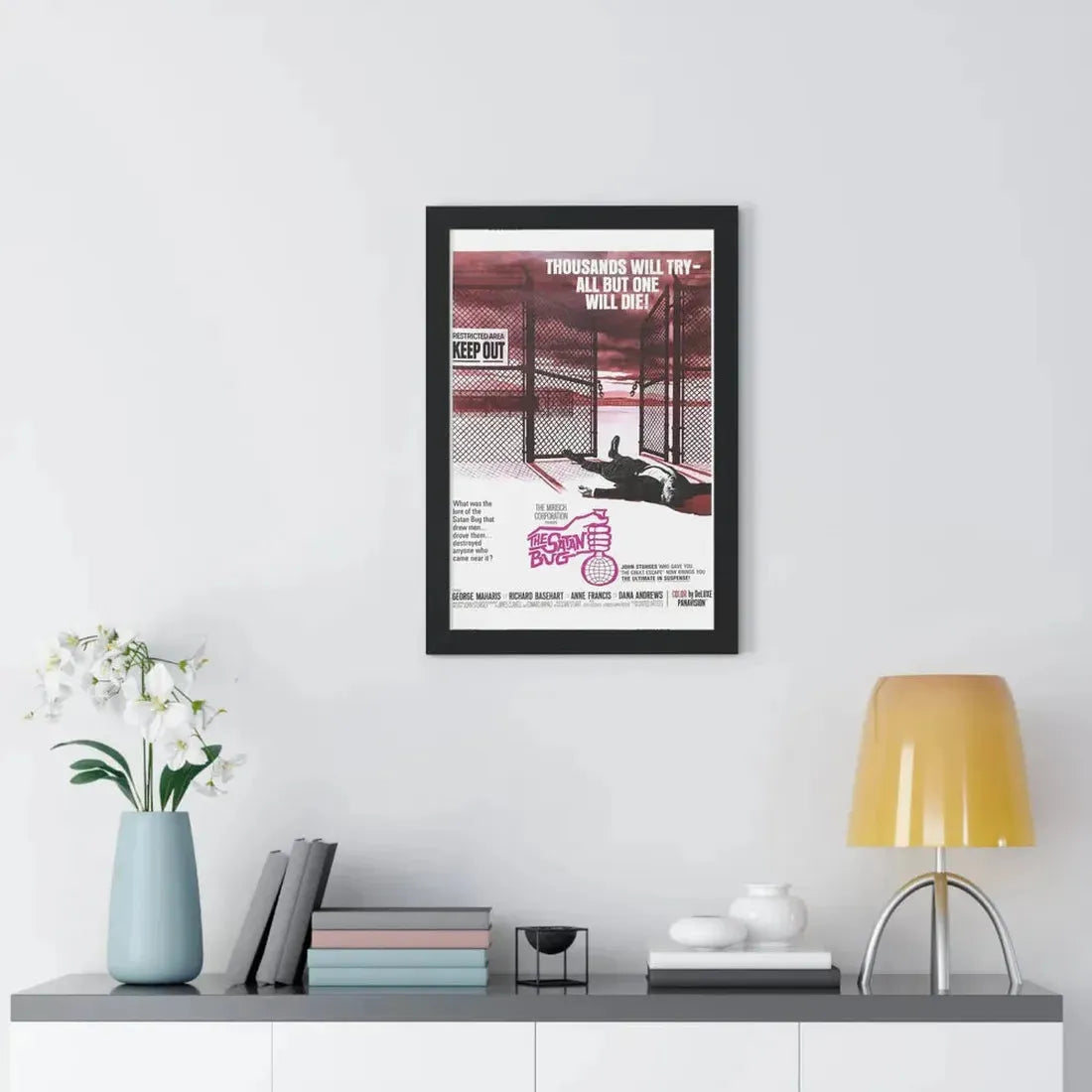 THE SATAN BUG (2) 1965 - Framed Movie Poster - The Sticker Space