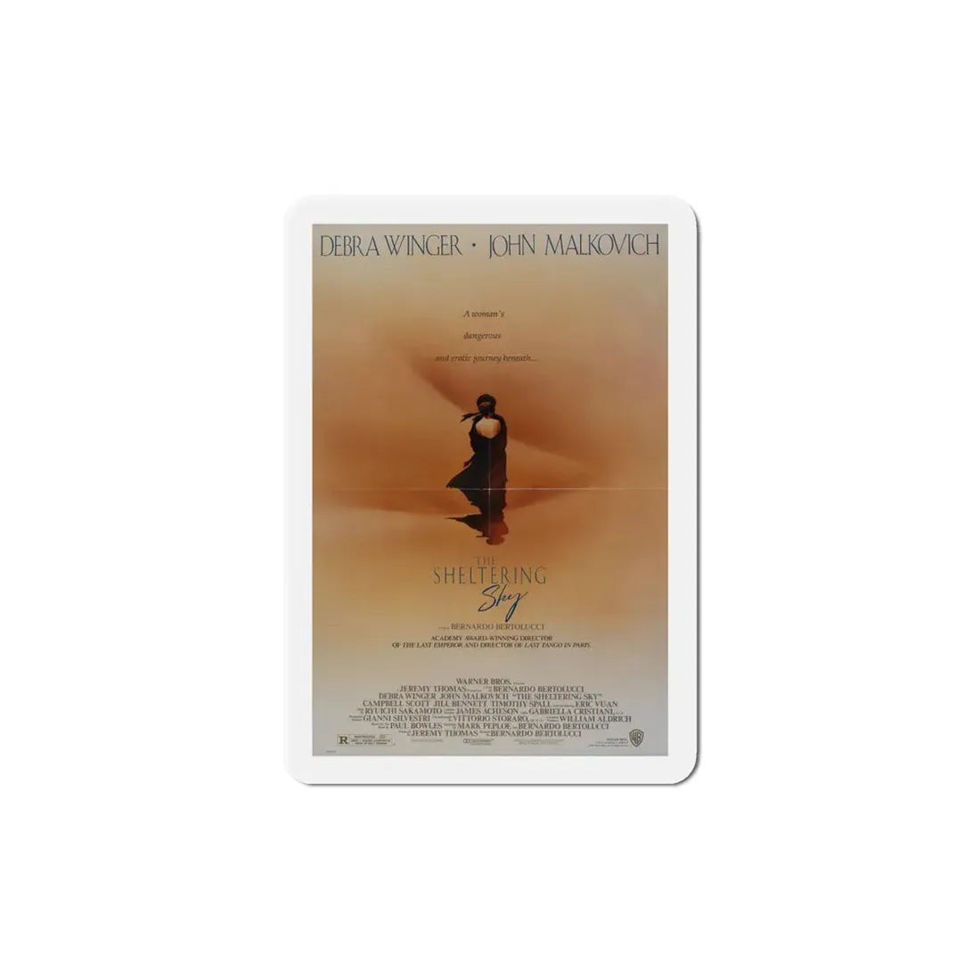 The Sheltering Sky 1990 Movie Poster Refrigerator Magnet 6 Inch - The Sticker Space