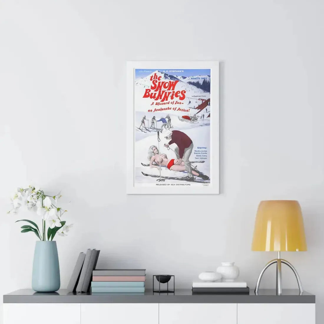 THE SNOW BUNNIES 1972 - Framed Movie Poster - The Sticker Space