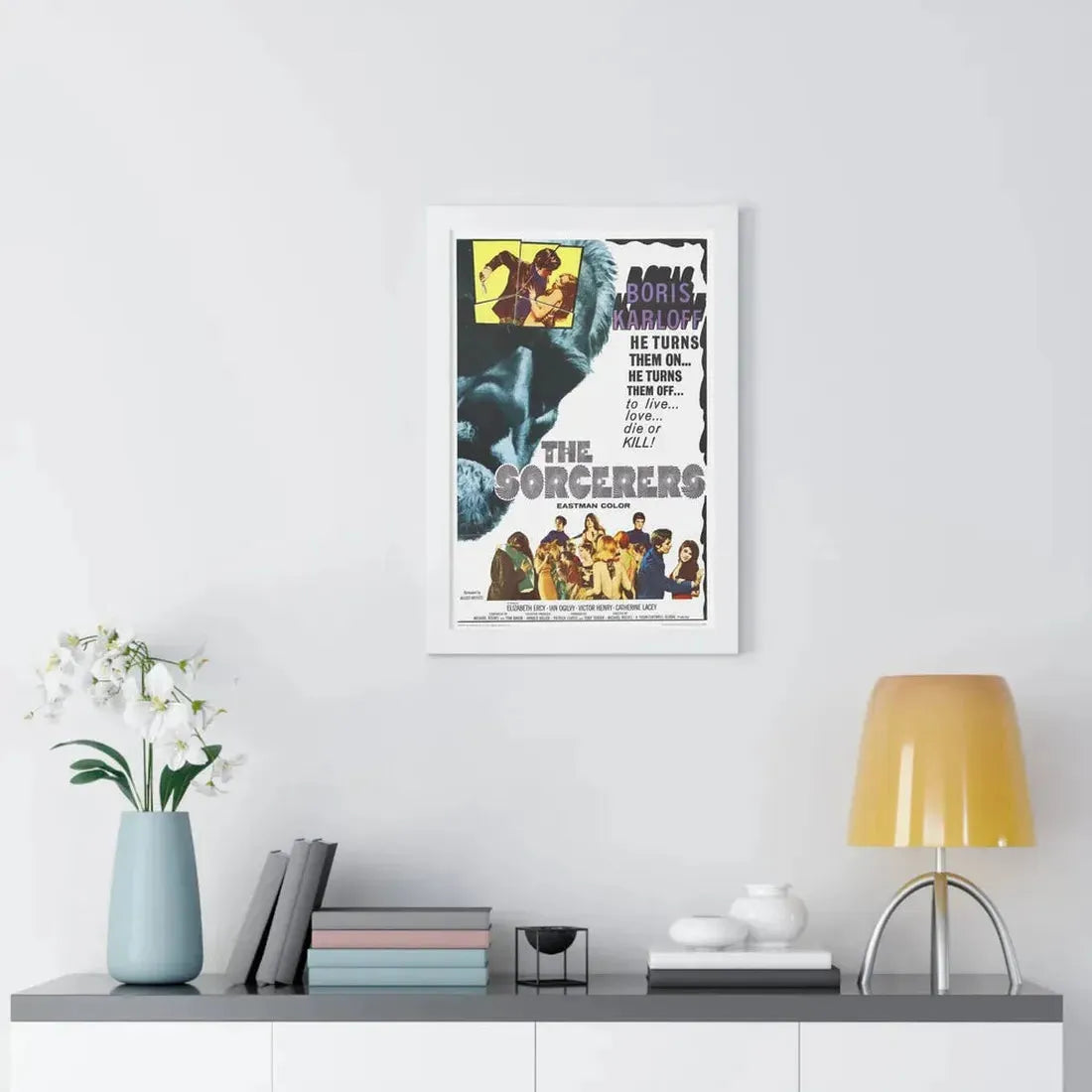 THE SORCERERS 1967 - Framed Movie Poster - The Sticker Space