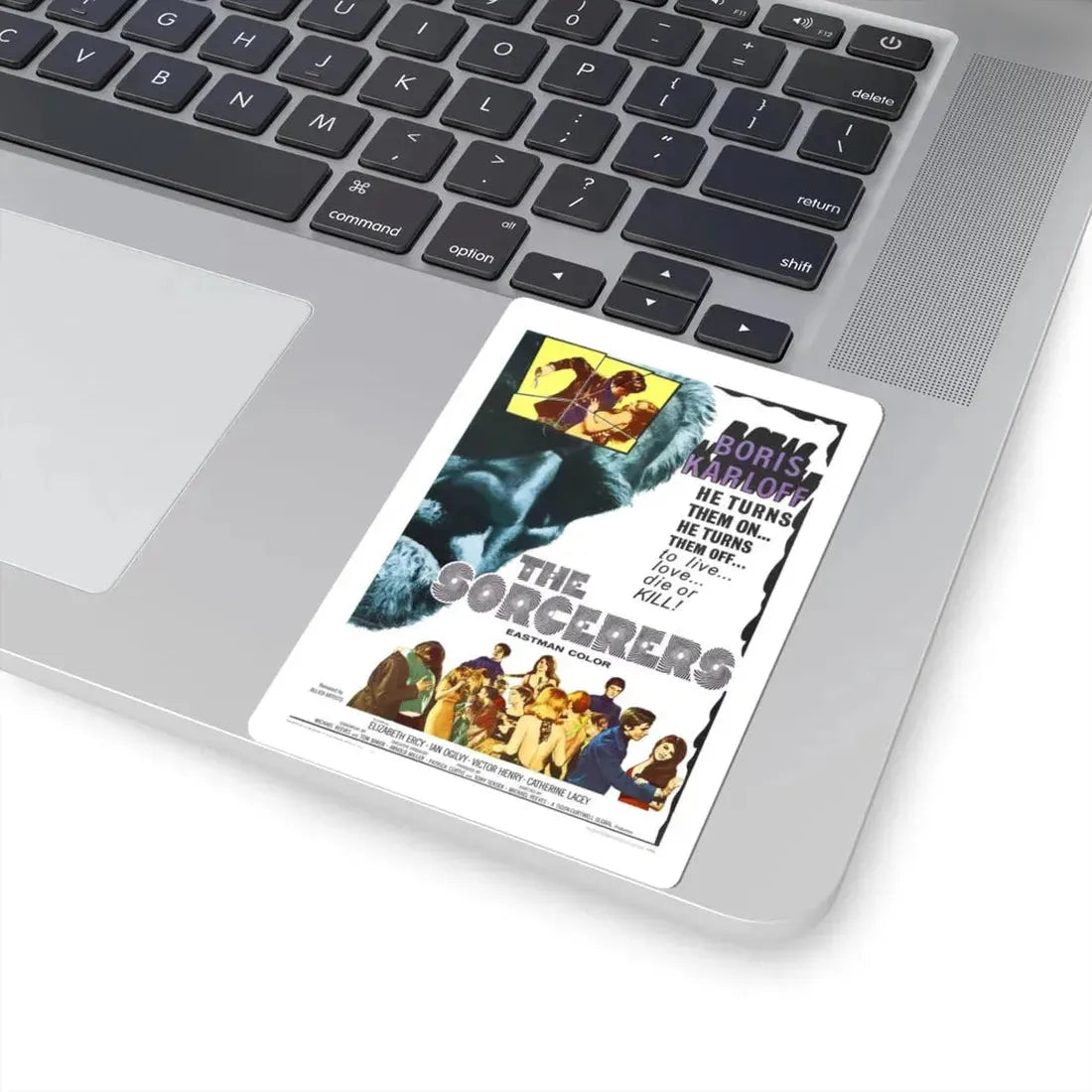 THE SORCERERS 1967 Movie Poster - STICKER Vinyl Kiss-Cut Decal - The Sticker Space