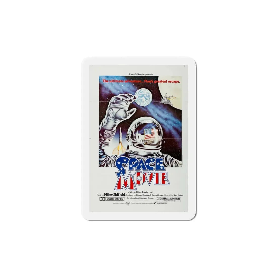 The Space Movie 1980 Movie Poster Refrigerator Magnet 6 Inch - The Sticker Space