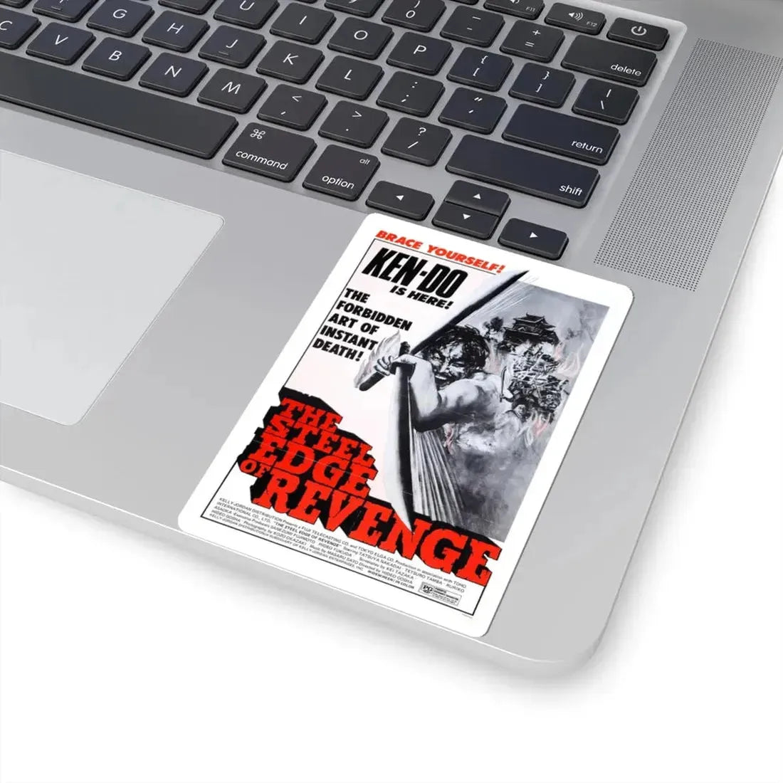 THE STEEL EDGE OF REVENGE 1969 Movie Poster - STICKER Vinyl Kiss-Cut Decal - The Sticker Space