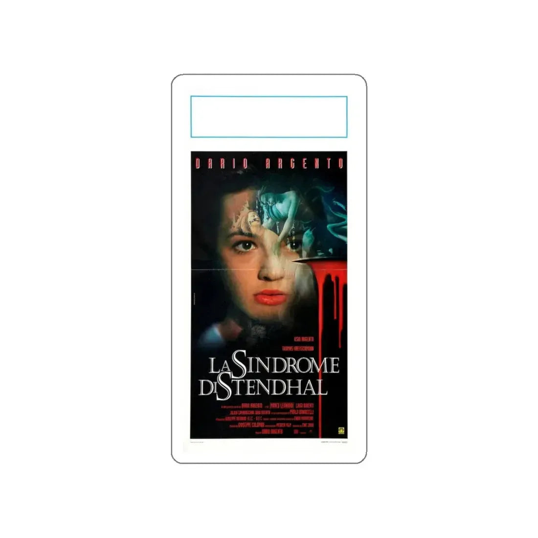 THE STENDHAL SYNDROME 1996 Movie Poster STICKER Vinyl Die-Cut Decal 5 Inch - The Sticker Space