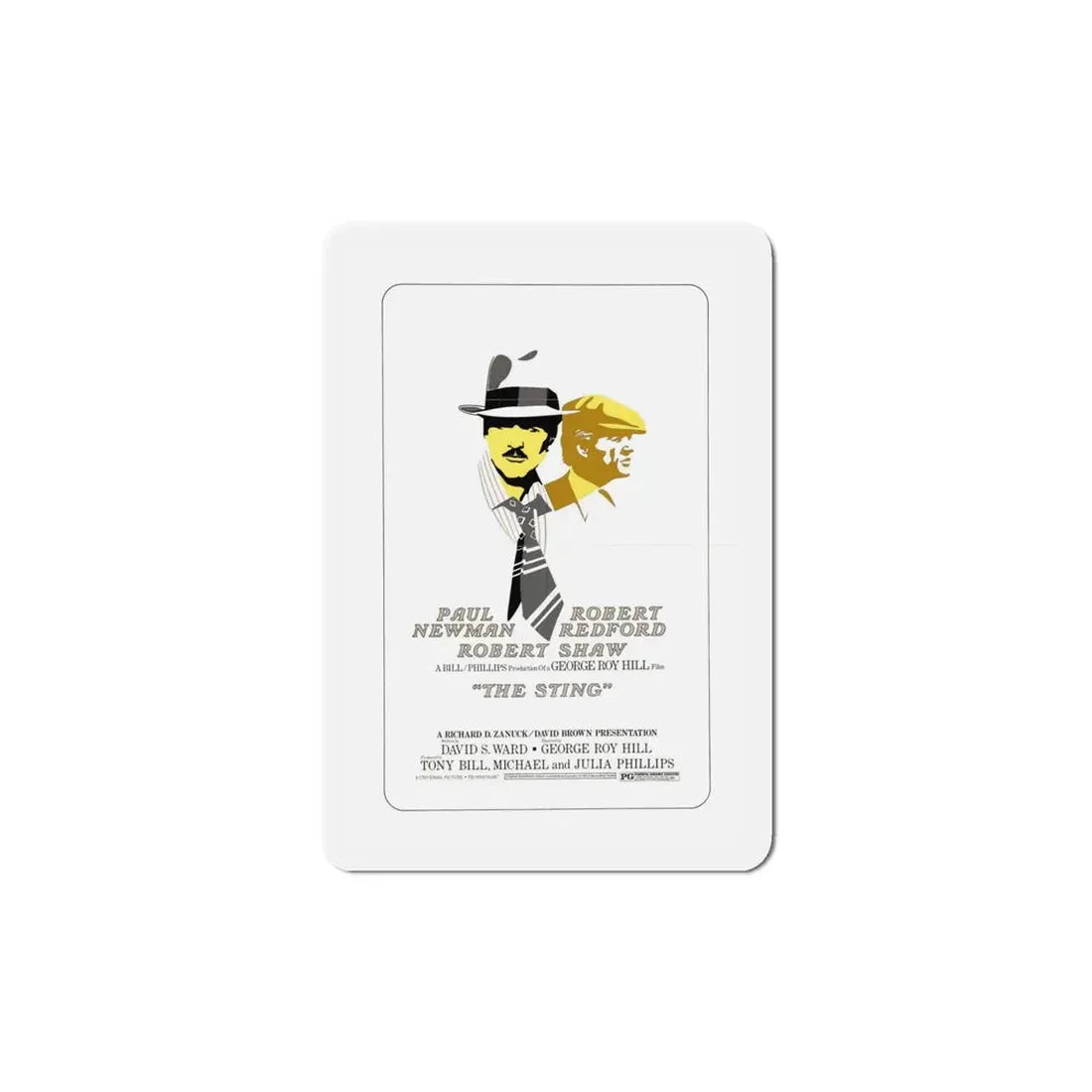 The Sting 1973 3 Movie Poster Refrigerator Magnet 5 Inch - The Sticker Space