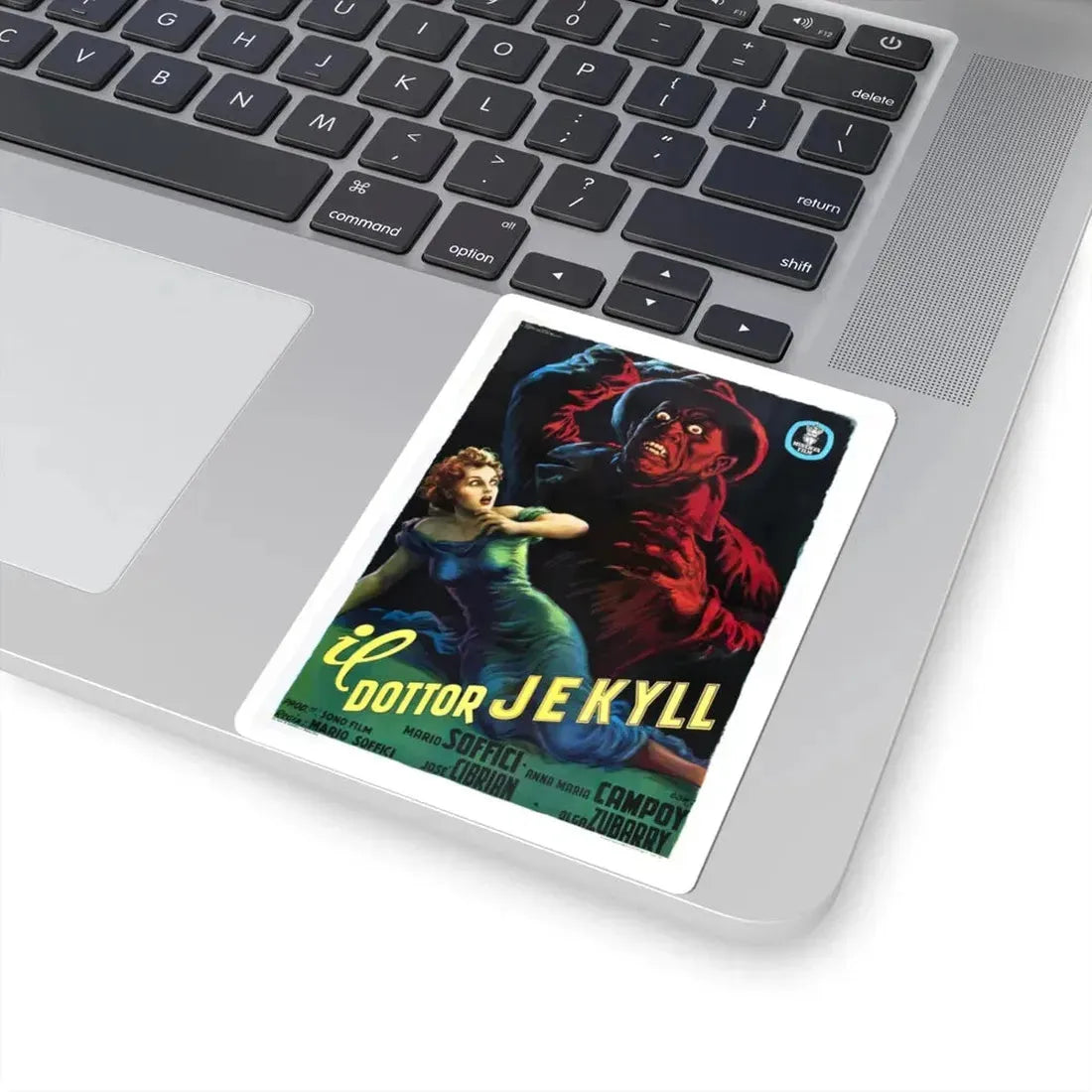 THE STRANGE CASE OF THE MAN AND THE BEAST 1951 Movie Poster - STICKER Vinyl Kiss-Cut Decal - The Sticker Space