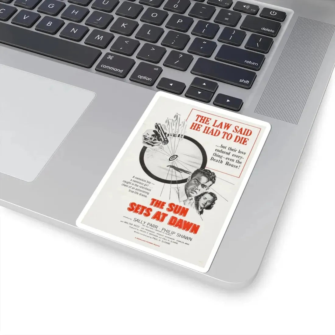 The Sun Sets at Dawn 1950 Movie Poster - STICKER Vinyl Kiss-Cut Decal - The Sticker Space