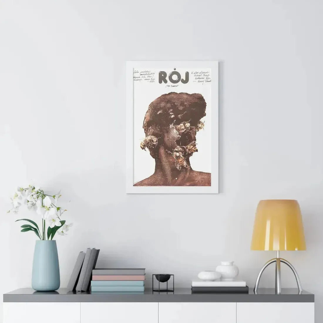 THE SWARM (POLISH) 1978 - Framed Movie Poster - The Sticker Space