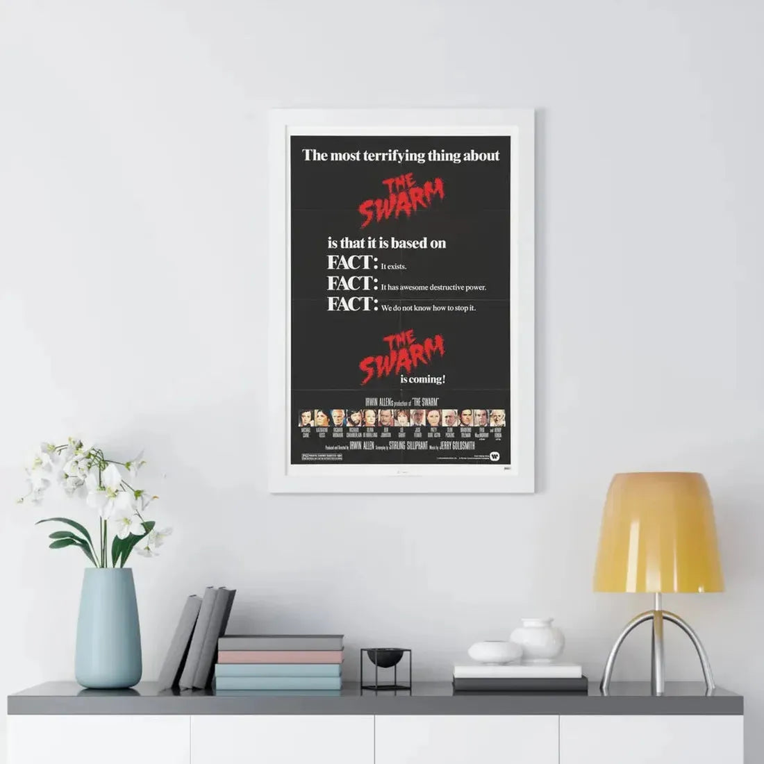 THE SWARM (TEASER) 1978 - Framed Movie Poster - The Sticker Space