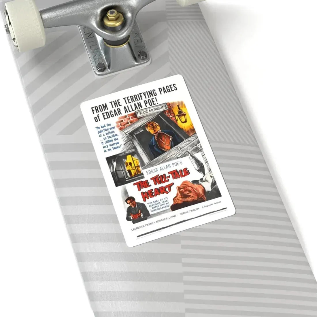 THE TELL-TALE HEART 1960 Movie Poster - STICKER Vinyl Kiss-Cut Decal - The Sticker Space