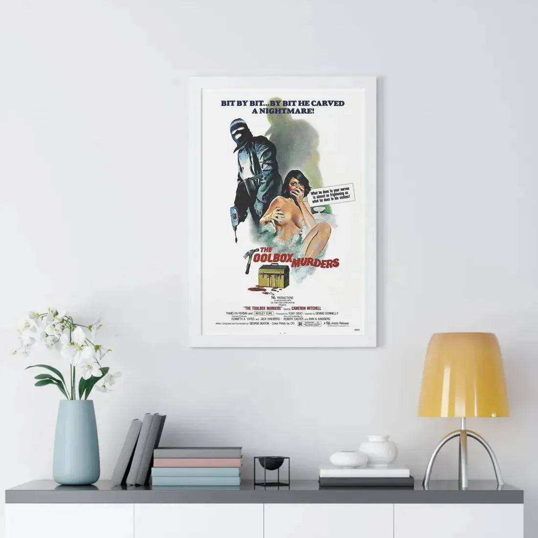 THE TOOLBOX MURDERS 1978 - Framed Movie Poster - The Sticker Space