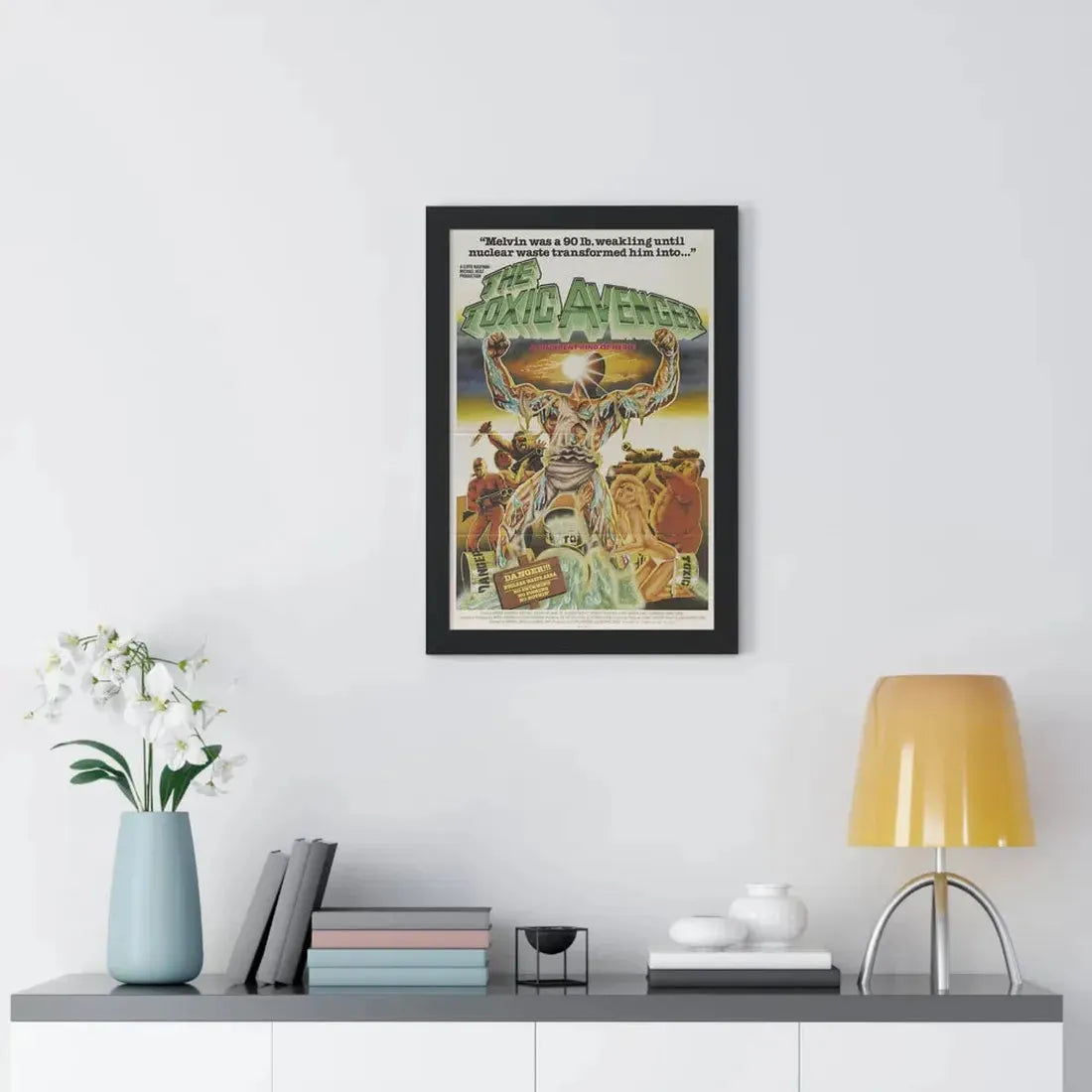 THE TOXIC AVENGER (TEASER) 1984 - Framed Movie Poster - The Sticker Space