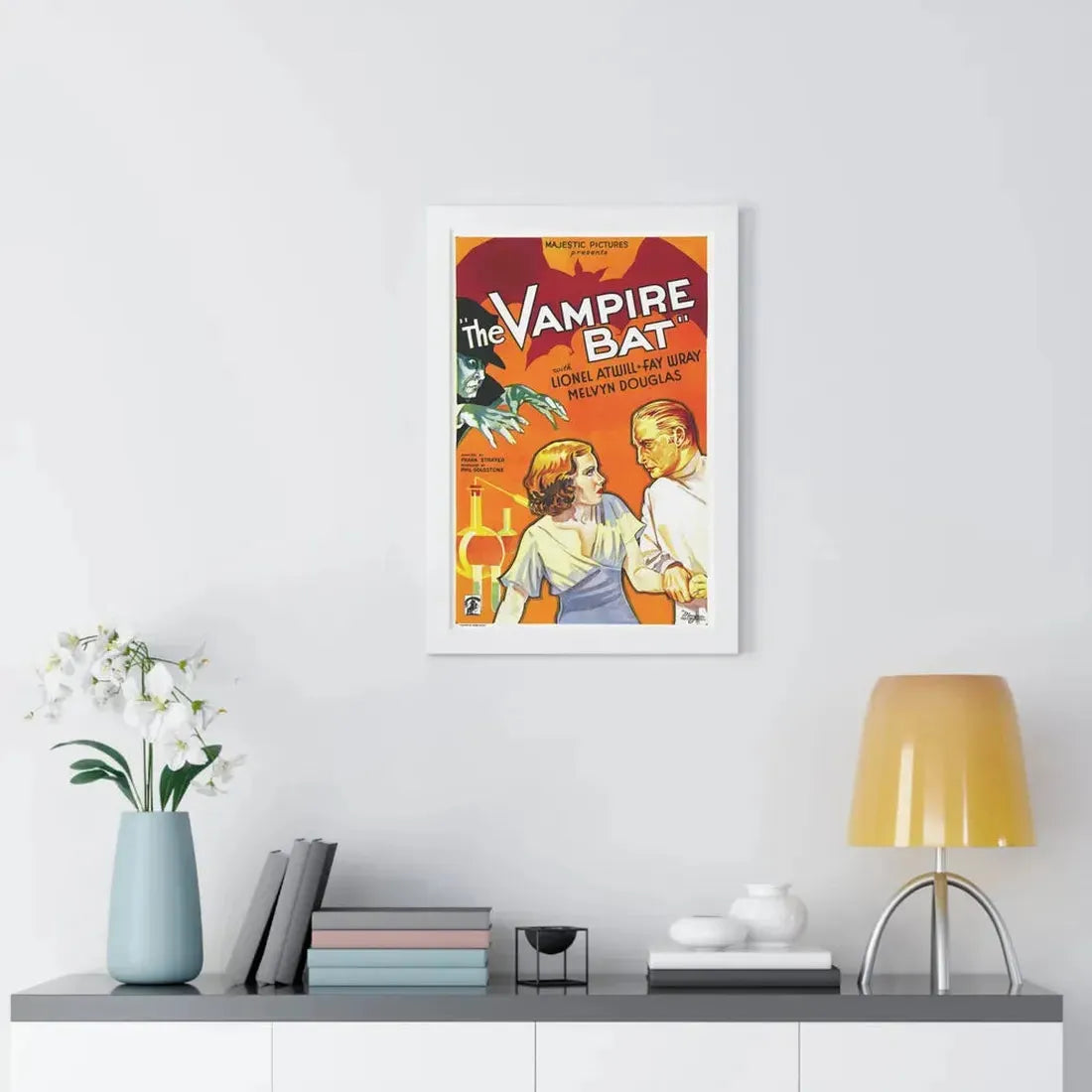 THE VAMPIRE BAT 1933 - Framed Movie Poster - The Sticker Space