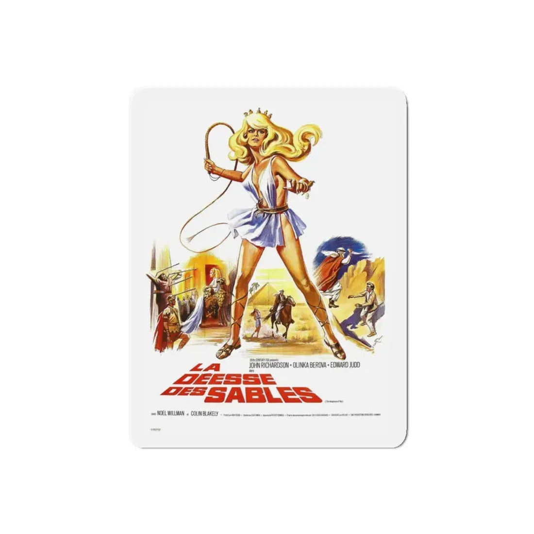 THE VENGEANCE OF SHE (2) 1968 Movie Poster - Refrigerator Magnet 5 Inch Die-Cut - The Sticker Space