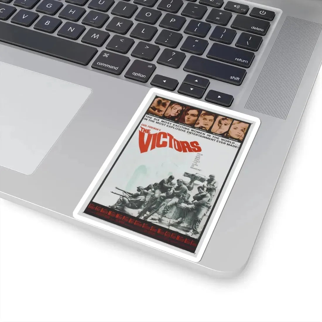 The Victors 1963 Movie Poster - STICKER Vinyl Kiss-Cut Decal - The Sticker Space