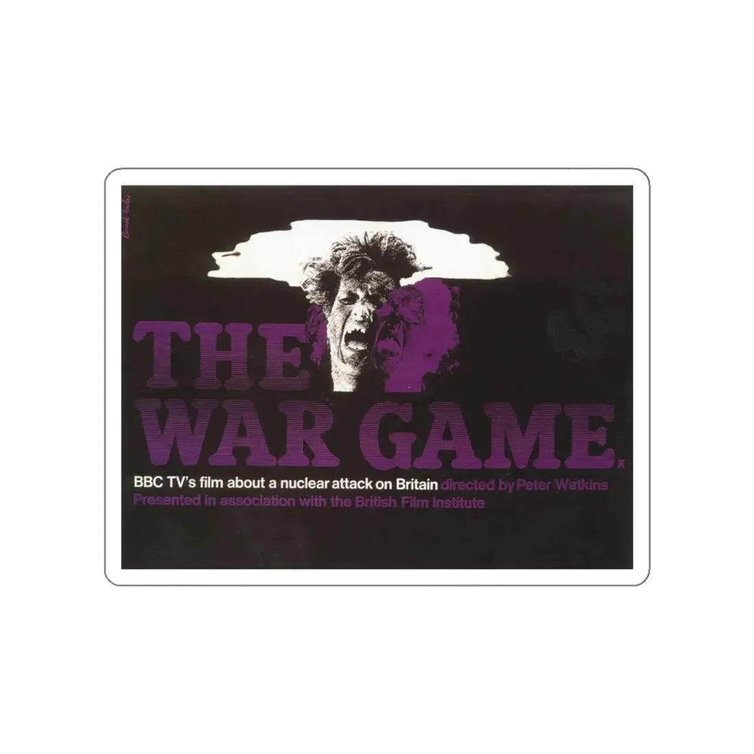THE WAR GAME 1966 Movie Poster STICKER Vinyl Die-Cut Decal 5 Inch - The Sticker Space