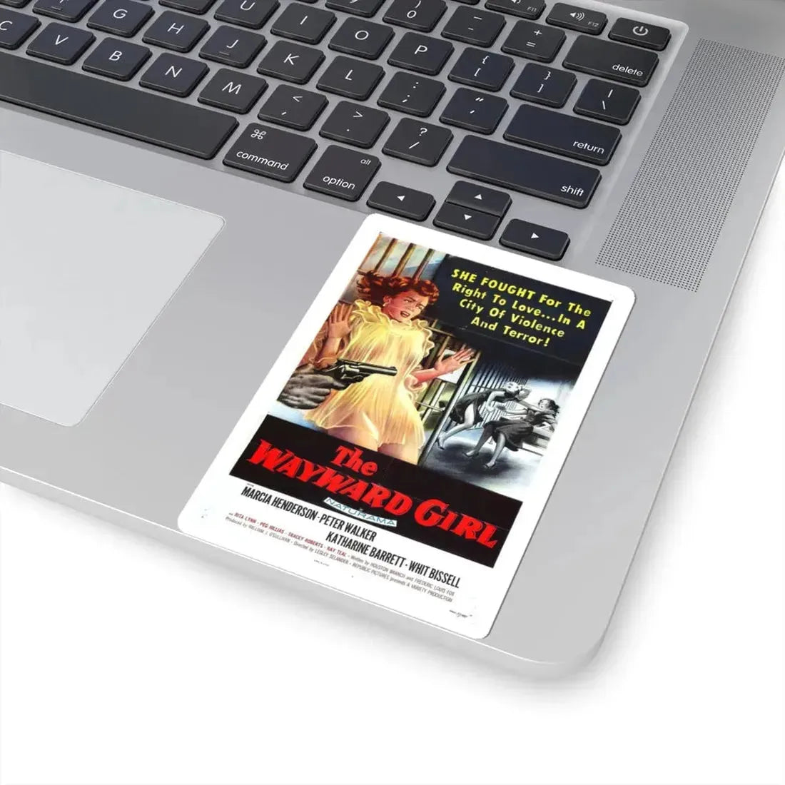 THE WAYWARD GIRL 1959 Movie Poster - STICKER Vinyl Kiss-Cut Decal - The Sticker Space