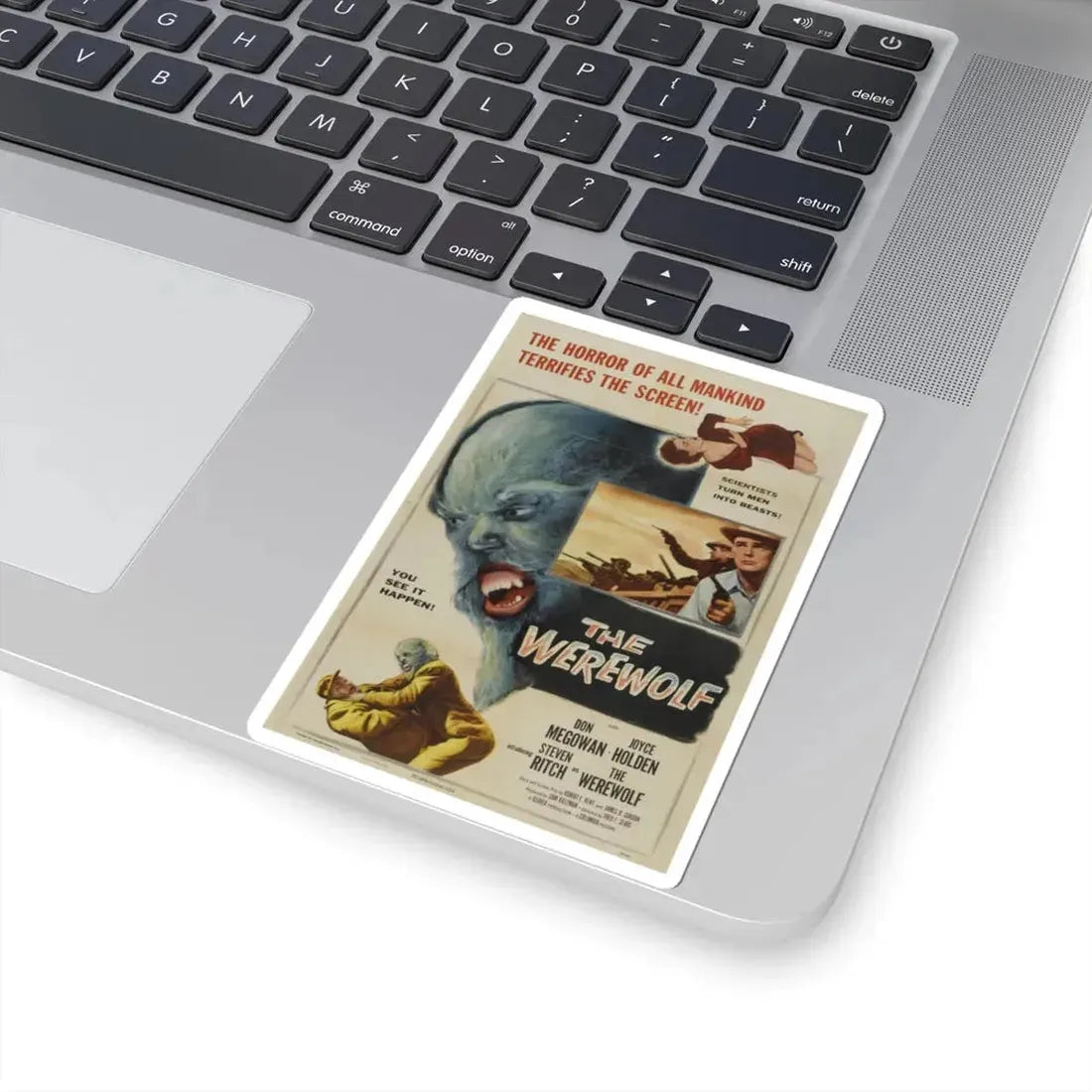 THE WEREWOLF 1956 Movie Poster - STICKER Vinyl Kiss-Cut Decal - The Sticker Space