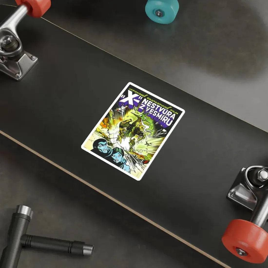 THE X FROM OUTER SPACE 1967 Movie Poster STICKER Vinyl Die-Cut Decal - The Sticker Space