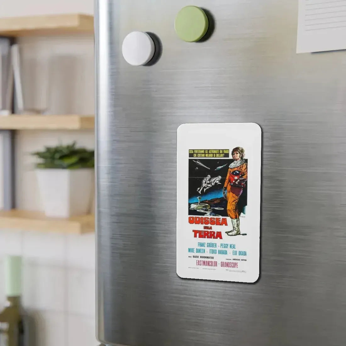 THE X FROM OUTER SPACE (ITALIAN 2) 1967 Movie Poster - Refrigerator Magnet - The Sticker Space