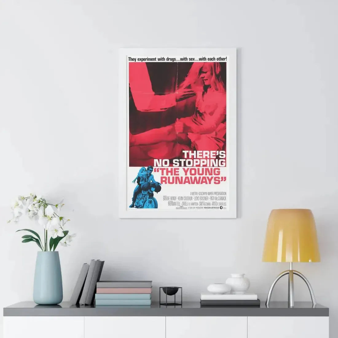 THE YOUNG RUNAWAYS 1968 - Framed Movie Poster - The Sticker Space