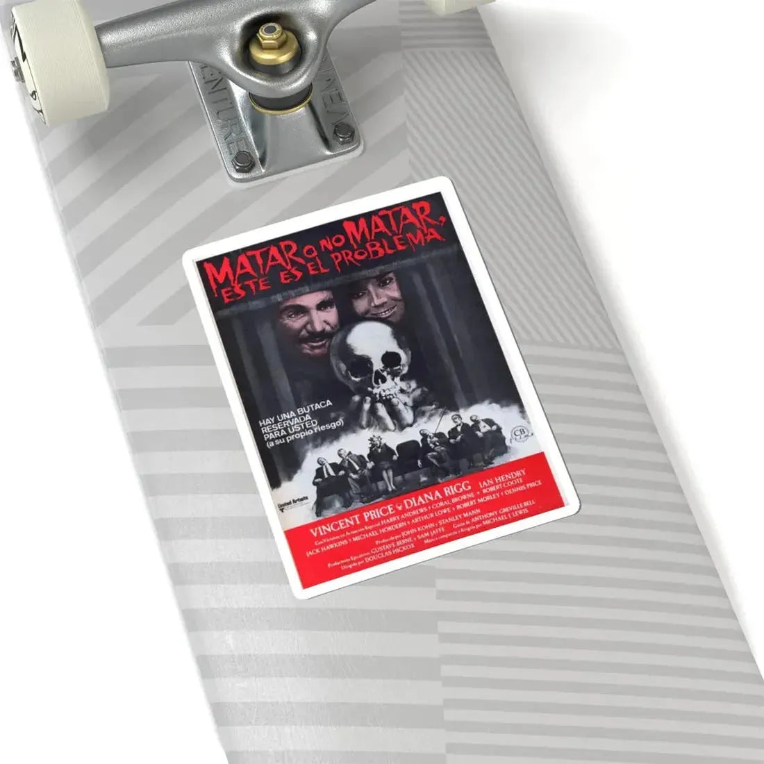 THEATRE OF BLOOD (2) 1973 Movie Poster - STICKER Vinyl Kiss-Cut Decal - The Sticker Space