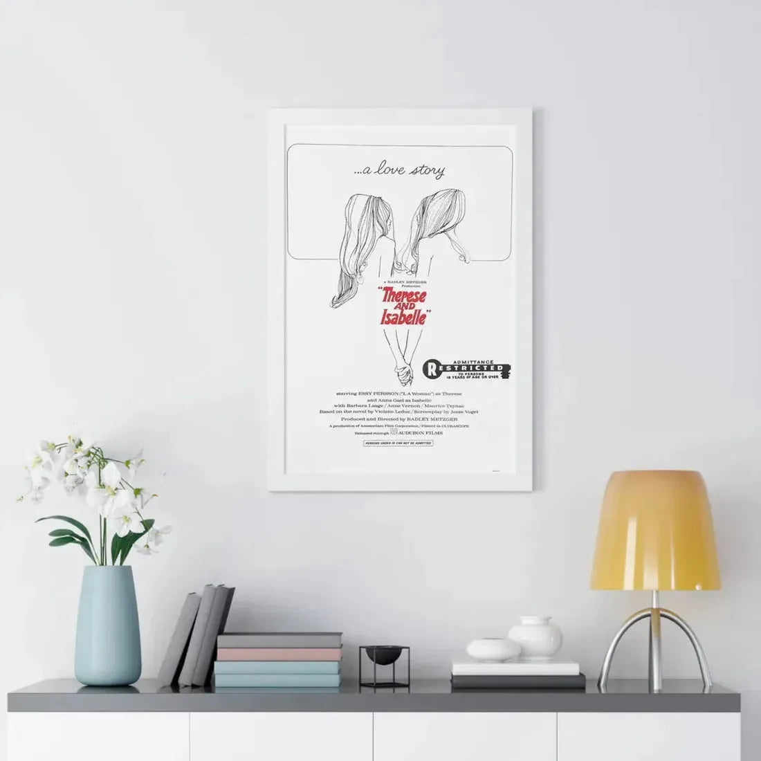 THERESE AND ISABEL 1968 - Framed Movie Poster - The Sticker Space