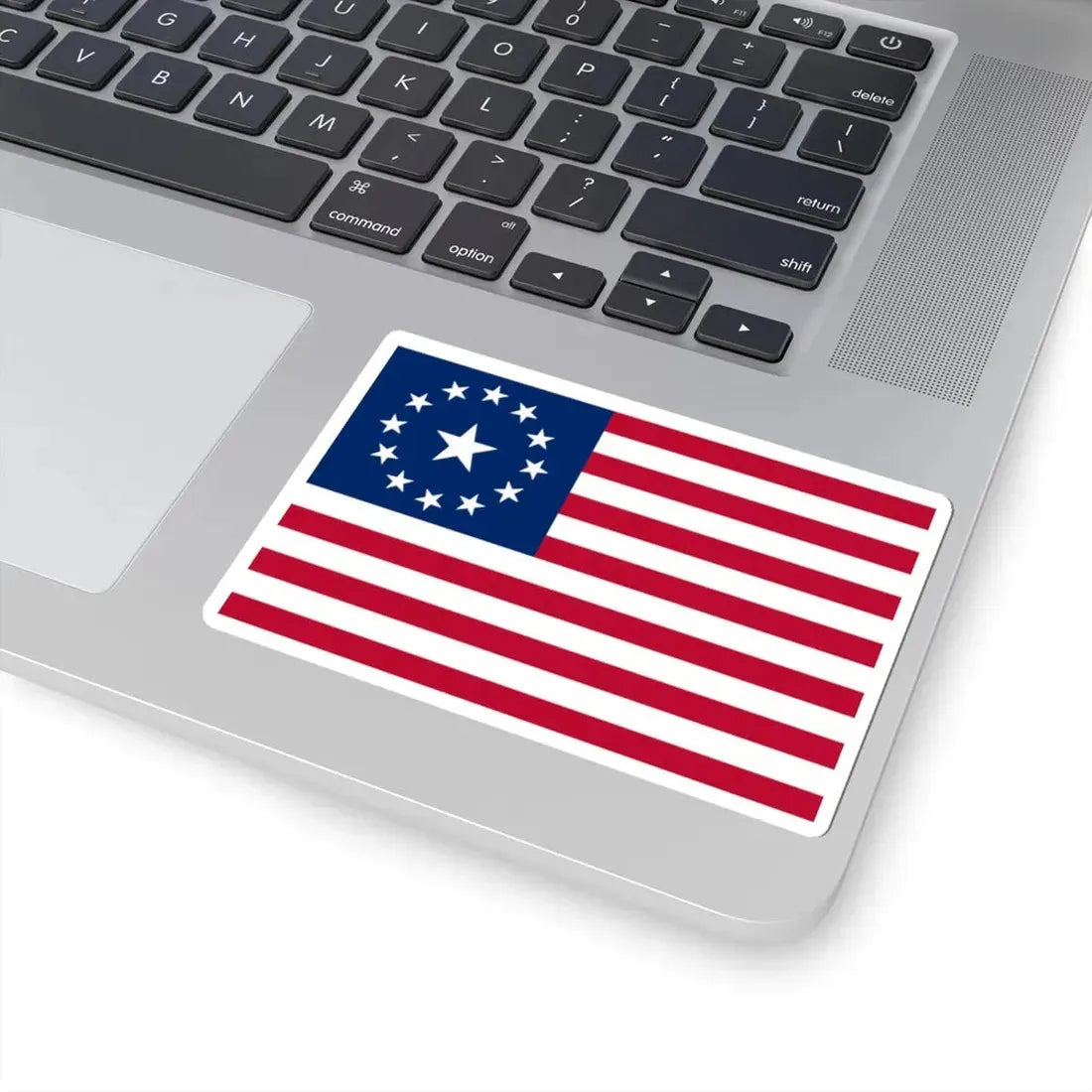Thirteen Commonwealths of America Flag (United States) STICKER Vinyl Kiss-Cut Decal - The Sticker Space