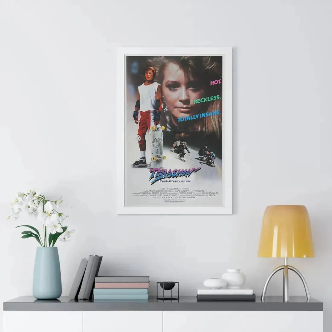 THRASHIN' 1986 - Framed Movie Poster - The Sticker Space