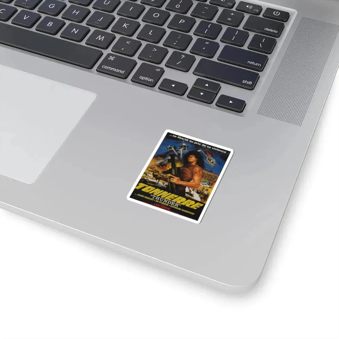 THUNDER (2) 1983 Movie Poster - STICKER Vinyl Kiss-Cut Decal - The Sticker Space