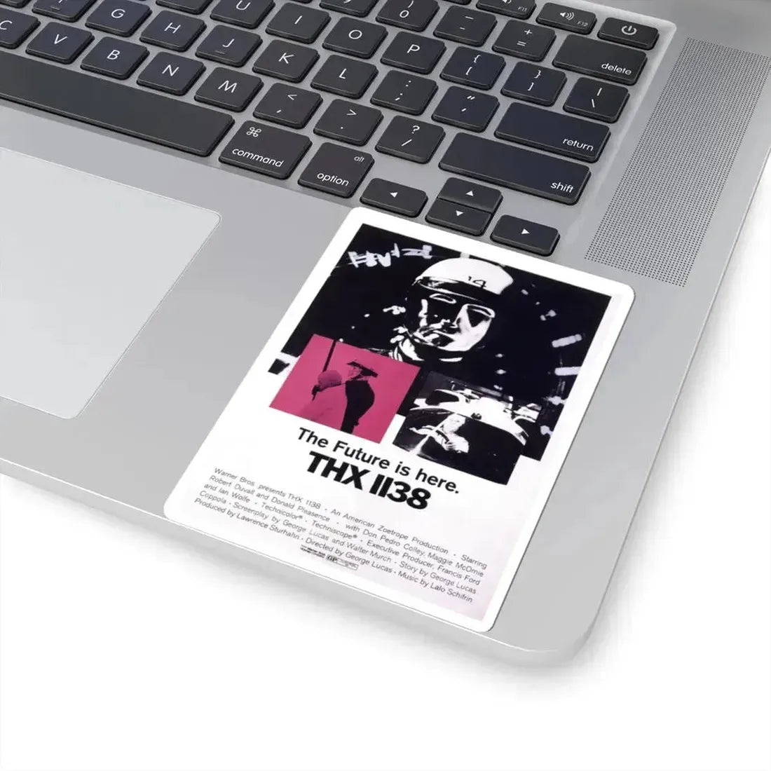 THX-1138 1971 Movie Poster - STICKER Vinyl Kiss-Cut Decal - The Sticker Space