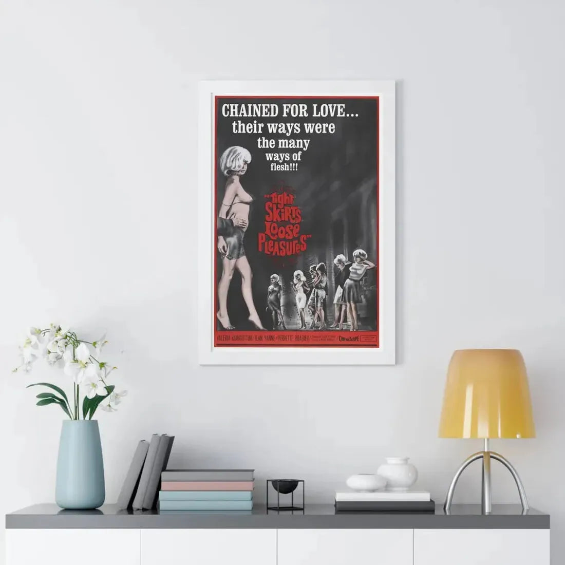 TIGHT SKIRTS, LOOSE PLEASURES 1966 - Framed Movie Poster - The Sticker Space