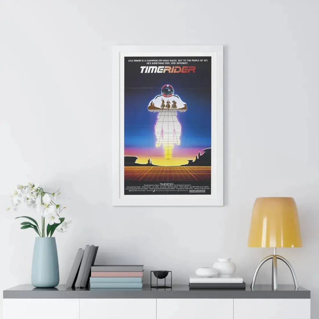 TIMERIDER 1982 - Framed Movie Poster - The Sticker Space