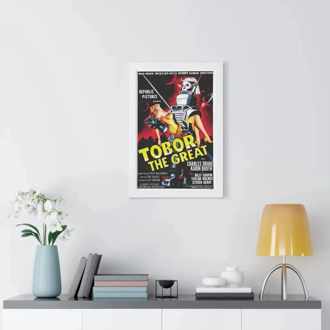 TOBOR THE GREAT 1954 - Framed Movie Poster - The Sticker Space