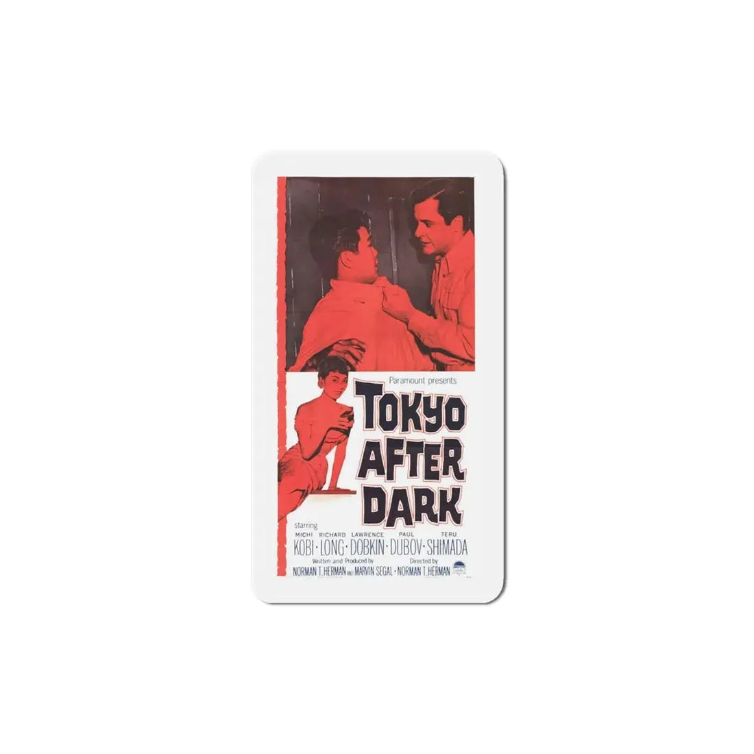 Tokyo After Dark 1959 Movie Poster Refrigerator Magnet 6 Inch - The Sticker Space