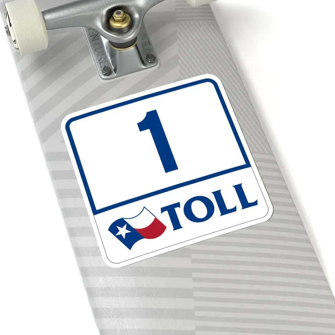 Toll Texas 1 (Texas) (Road Sign) STICKER Vinyl Kiss-Cut Decal - The Sticker Space