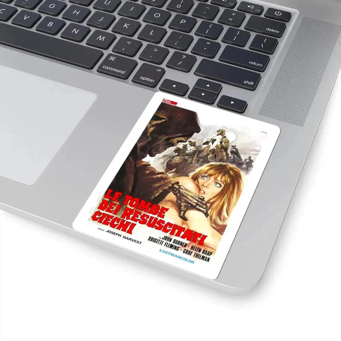 TOMBS OF THE BLIND DEAD (ITALIAN) 1972 Movie Poster - STICKER Vinyl Kiss-Cut Decal - The Sticker Space