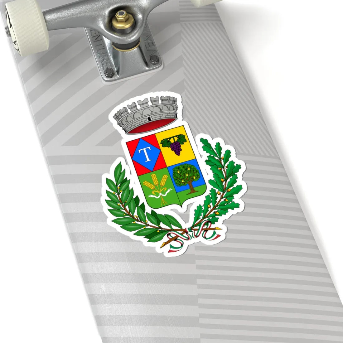 Tonengo-Stemma (Italy) (Coat of Arms) STICKER Vinyl Kiss-Cut Decal - The Sticker Space
