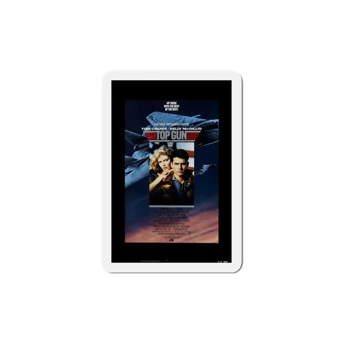 Top Gun 1986 Movie Poster Refrigerator Magnet 6 Inch - The Sticker Space