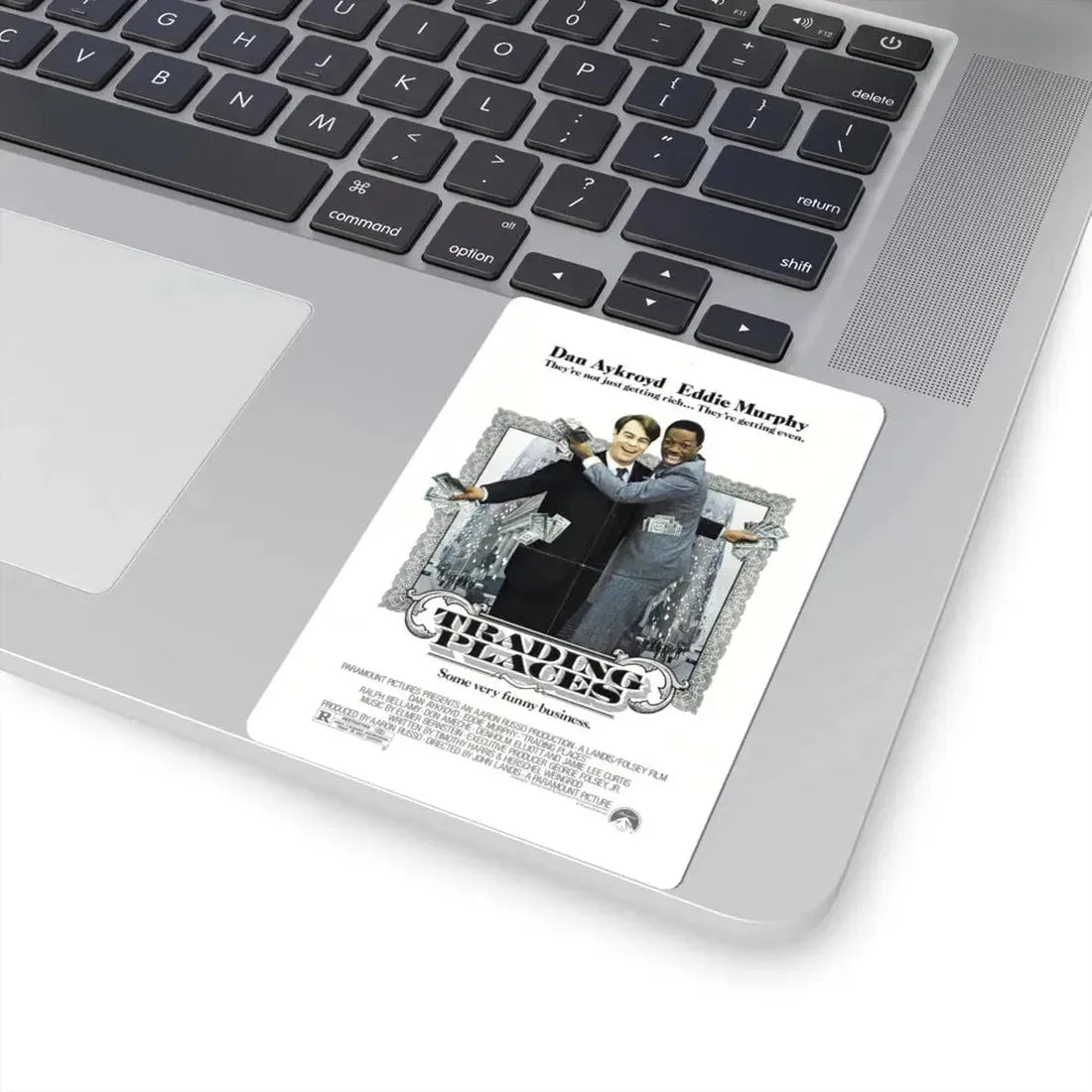 Trading Places 1983 Movie Poster - STICKER Vinyl Kiss-Cut Decal - The Sticker Space