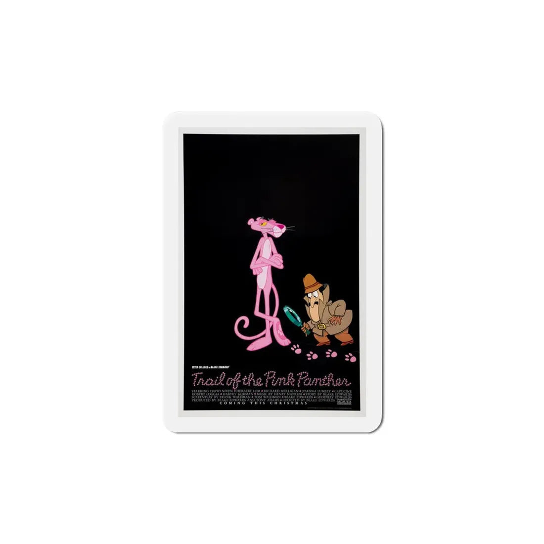 Trail of the Pink Panther 1982 Movie Poster Refrigerator Magnet 6 Inch - The Sticker Space