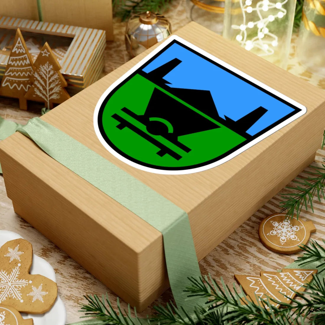 Trbovlje (Slovenia) (Coat of Arms) STICKER Vinyl Kiss-Cut Decal - The Sticker Space