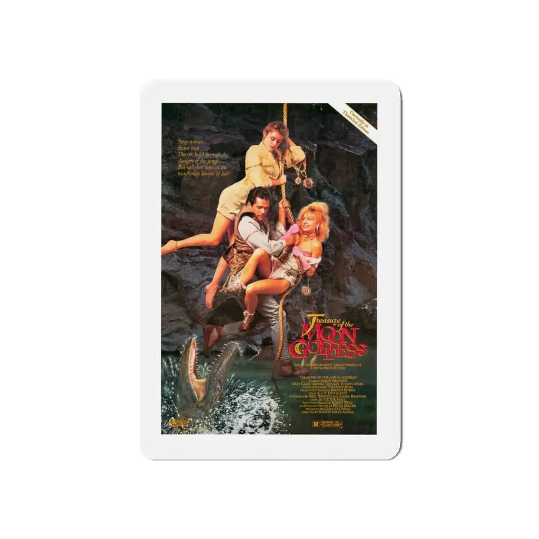 TREASURE OF THE MOON GODDESS 1987 Movie Poster - Refrigerator Magnet 5 Inch - The Sticker Space