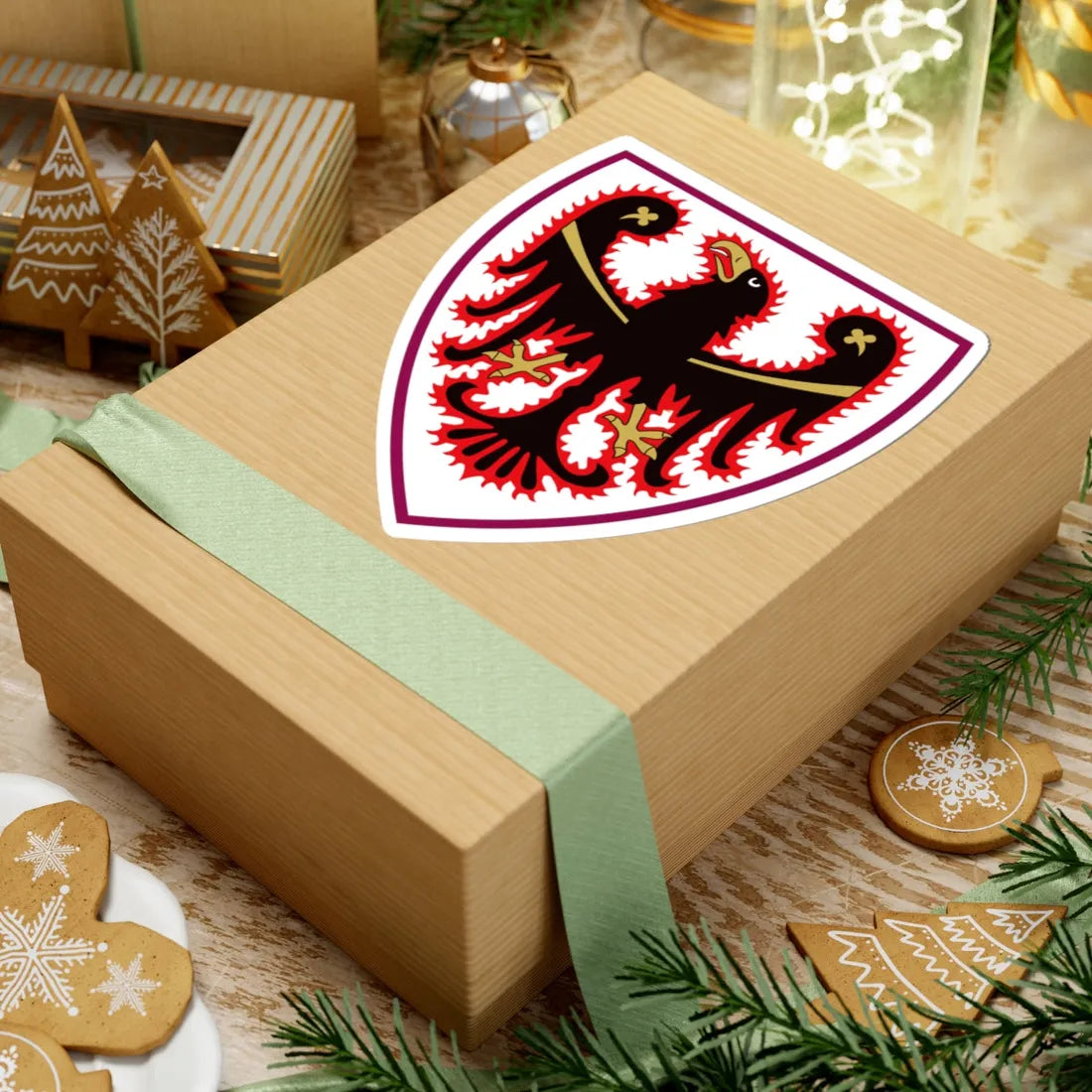 Trentino CoA shield (Italy) (Coat of Arms) STICKER Vinyl Kiss-Cut Decal - The Sticker Space