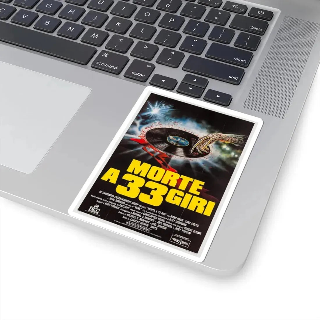 TRICK OR TREAT (ITALIAN 2) 1986 Movie Poster - STICKER Vinyl Kiss-Cut Decal - The Sticker Space