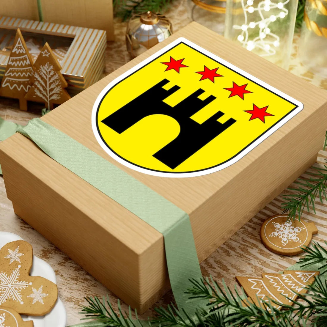 Trin wappen (Switzerland) (Coat of Arms) STICKER Vinyl Kiss-Cut Decal - The Sticker Space