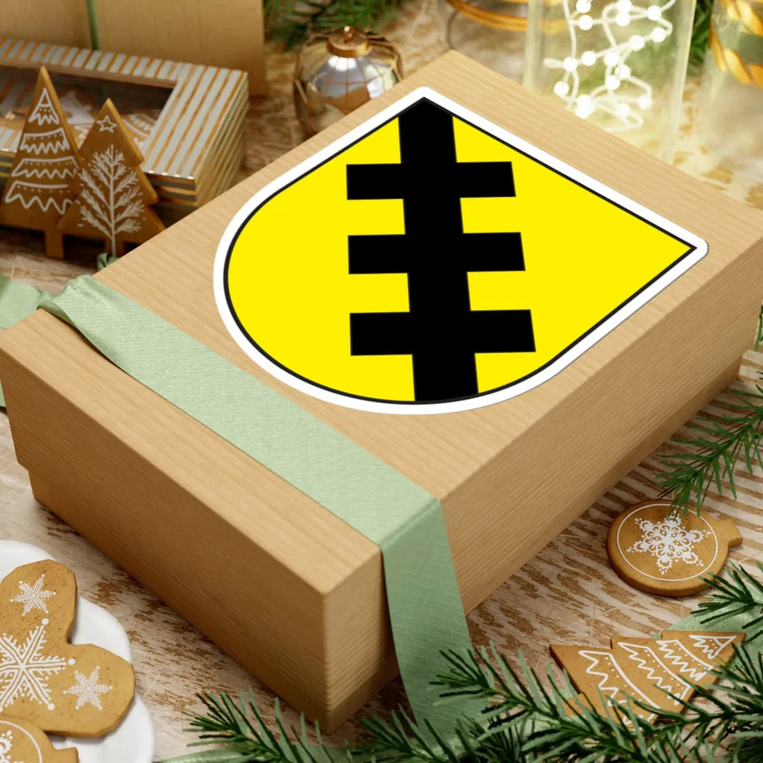 Trins Kreis wappen (Switzerland) (Coat of Arms) STICKER Vinyl Kiss-Cut Decal - The Sticker Space