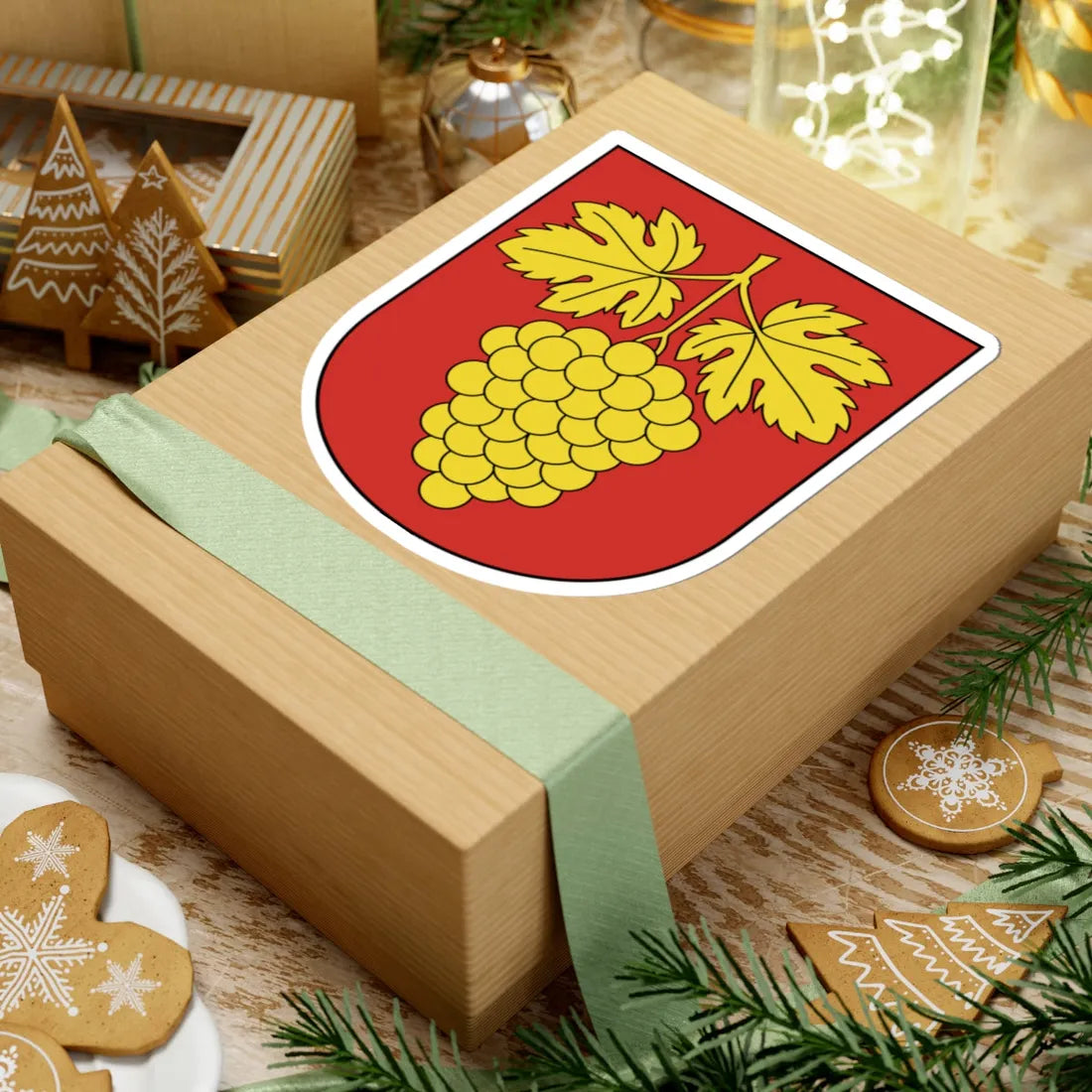 Truttikon-blazon (Switzerland) (Coat of Arms) STICKER Vinyl Kiss-Cut Decal - The Sticker Space